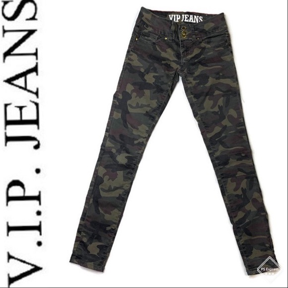 vip camouflage jeans